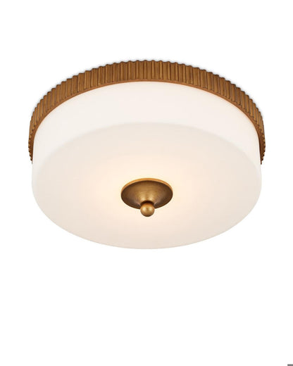 Currey and Company Bryce Gold Flush Mount