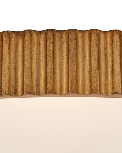 Currey and Company Bryce Gold Flush Mount