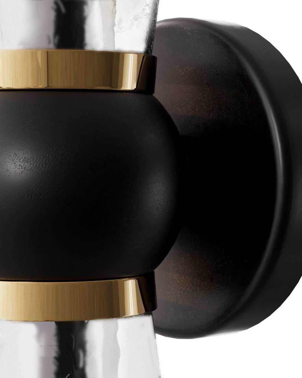 Currey and Company Byford Bronze Bath Wall Sconce
