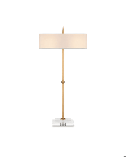 Currey and Company Caldwell Brass Table Lamp