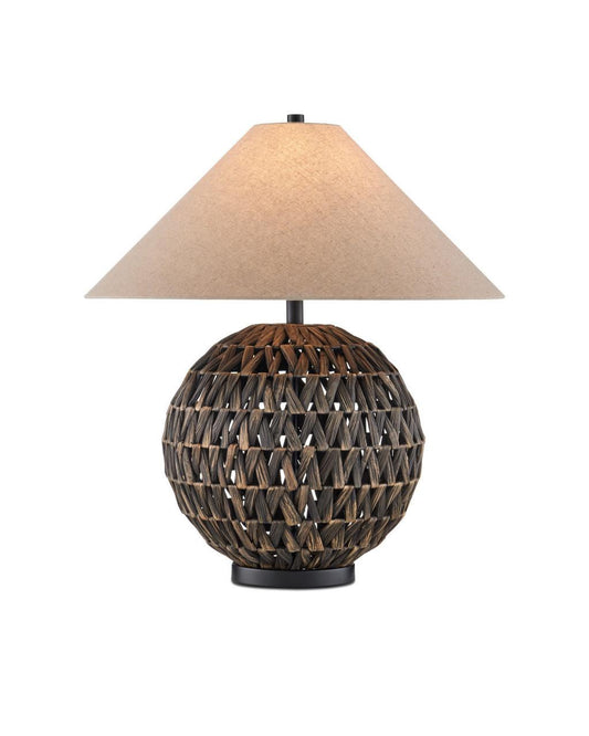 Currey and Company Casimer Black Table Lamp Black