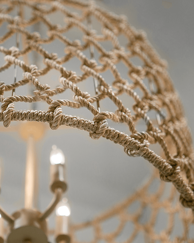 Currey and Company Chesapeake Drum Chandelier