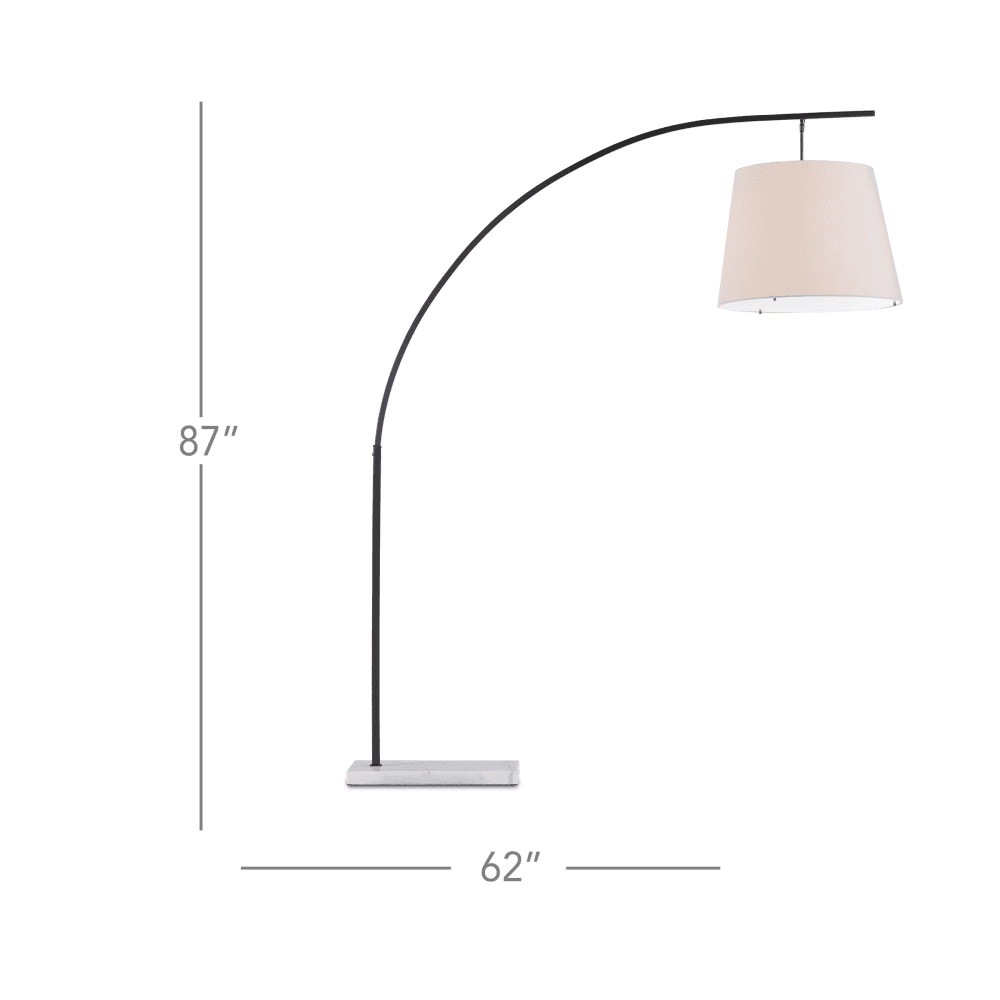 Currey and Company Cloister Large Bronze Floor Lamp