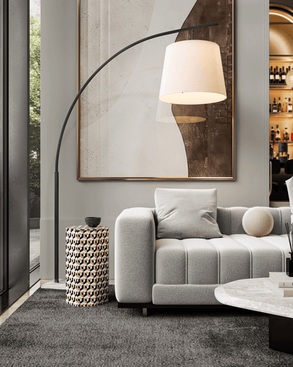 Currey and Company Cloister Large Bronze Floor Lamp