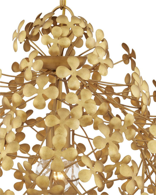 Currey and Company Cloverfield Gold Pendant