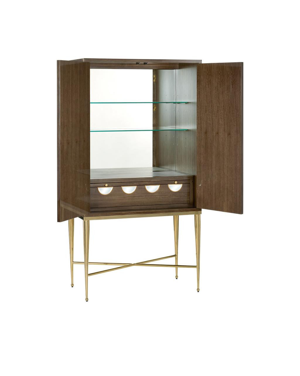 Currey and Company Colette Bar Cabinet