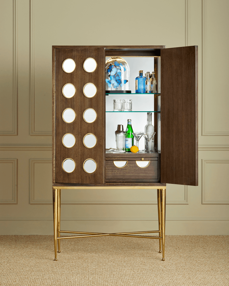 Currey and Company Colette Bar Cabinet