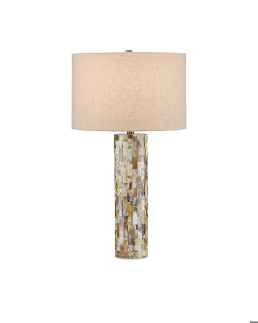 Currey and Company Colevile Table Lamp Natural