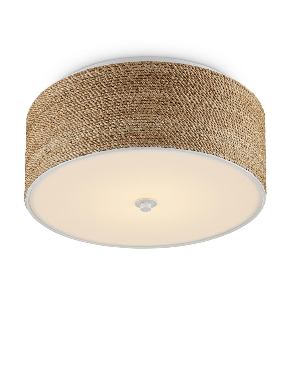 Currey and Company Coulton Rope Flush Mount