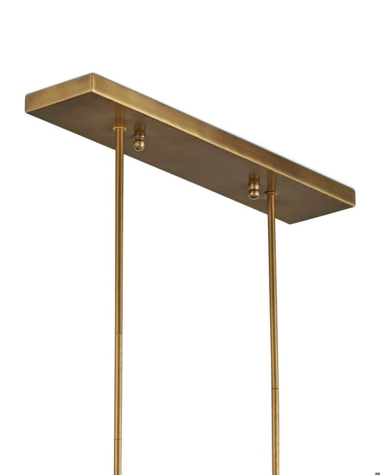 Currey and Company Countervail Rectangular Chandelier