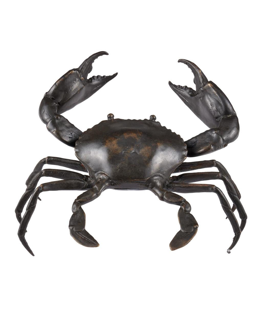 Currey and Company Crab Bronze