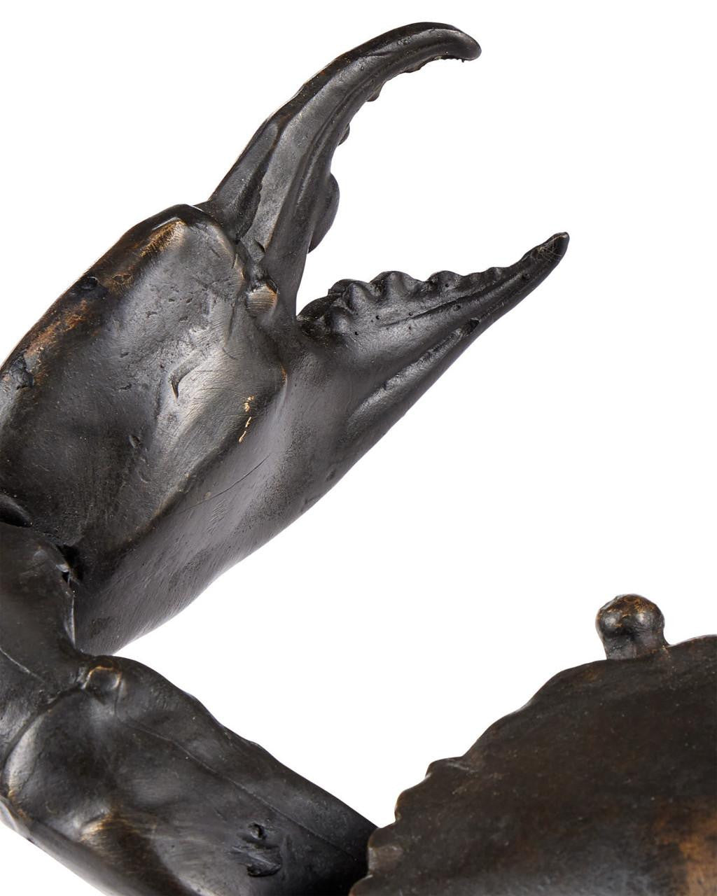 Currey and Company Crab Bronze