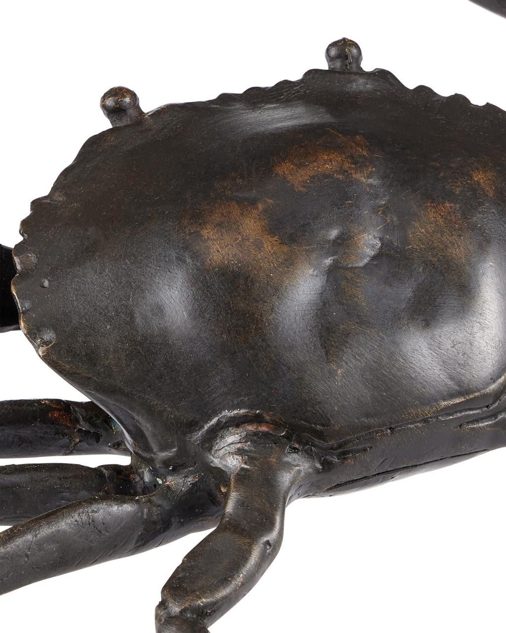 Currey and Company Crab Bronze