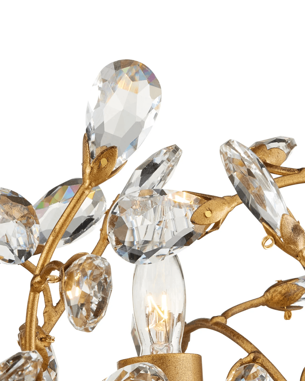 Currey and Company Crystal Bud Grande Ring Chandelier