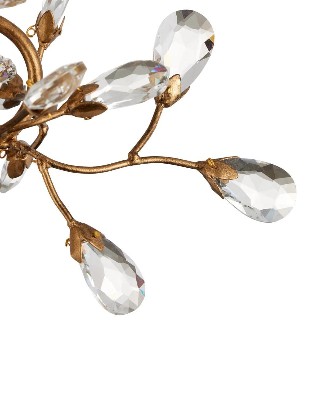 Currey and Company Crystal Bud Semi-Flush Mount