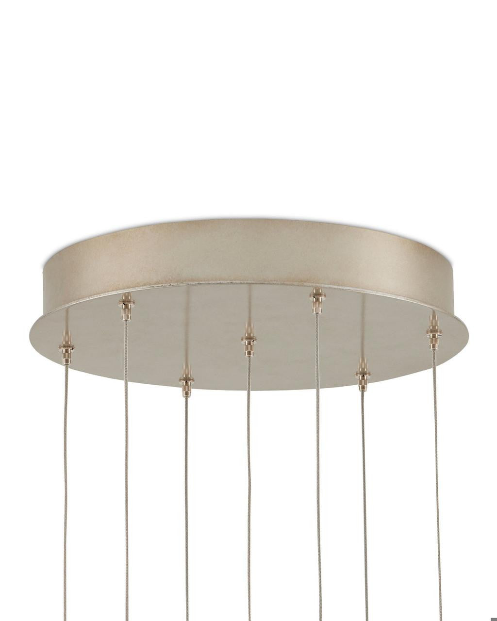 Currey and Company Daze 7-Light Round Multi-Drop Pendant