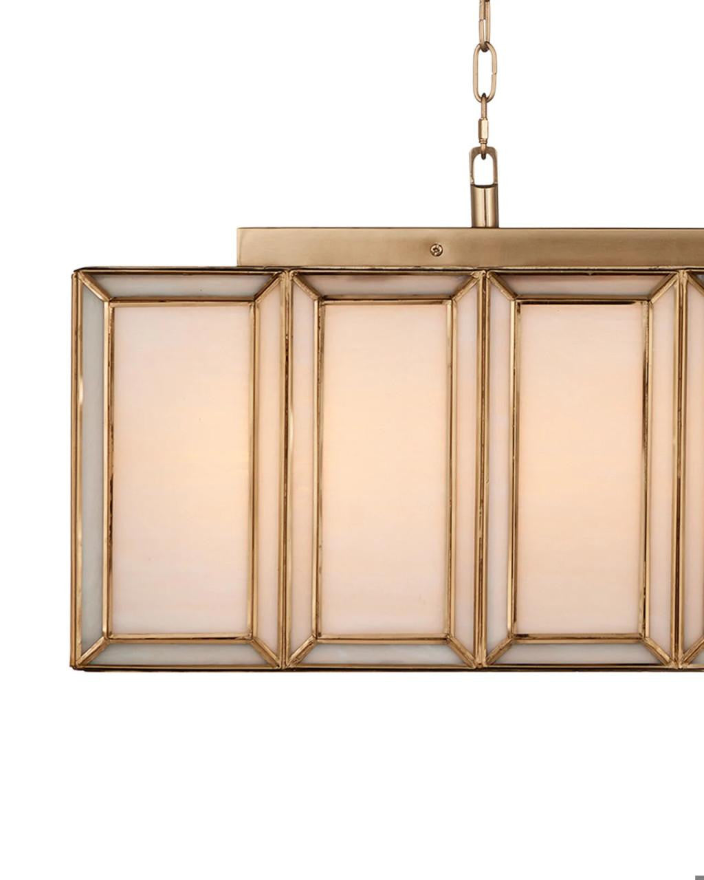 Currey and Company Daze Rectangular Chandelier
