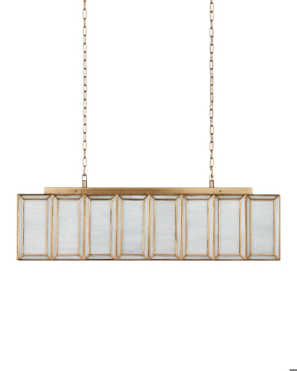 Currey and Company Daze Rectangular Chandelier
