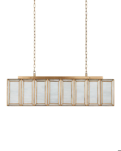 Currey and Company Daze Rectangular Chandelier