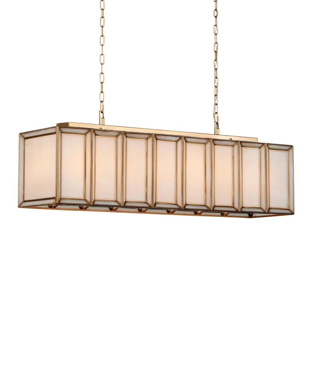 Currey and Company Daze Rectangular Chandelier