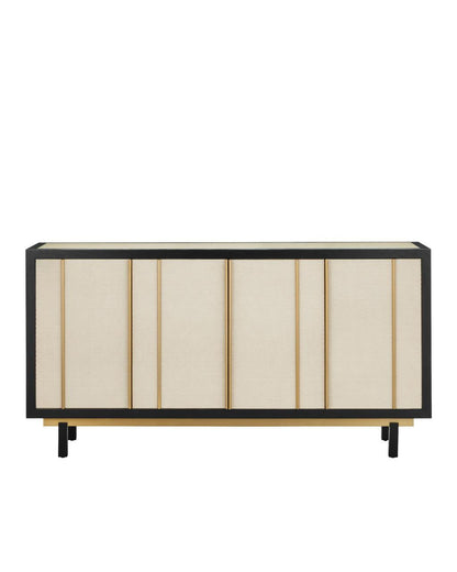 Currey and Company Deanna Raffia Credenza