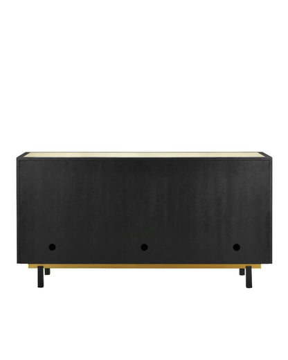 Currey and Company Deanna Raffia Credenza