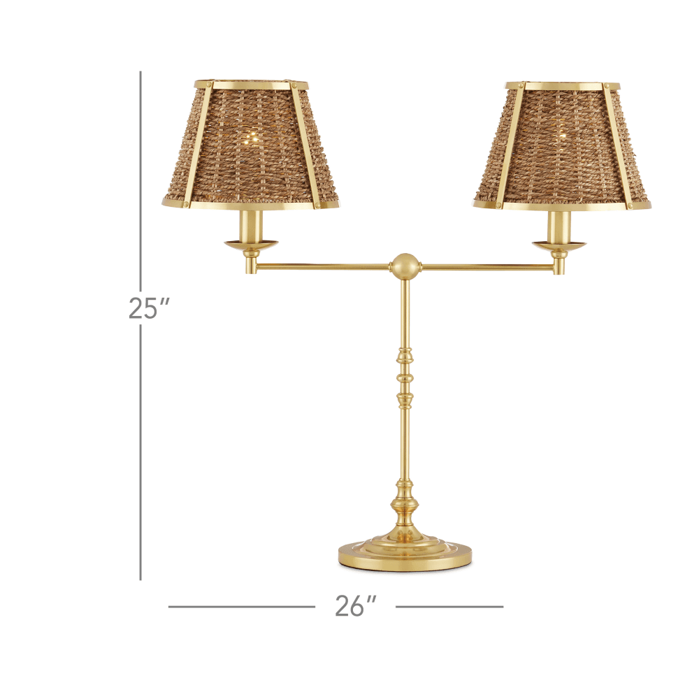 Currey and Company Deauville Desk Lamp