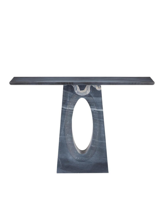 Currey and Company Demi Black Console Table