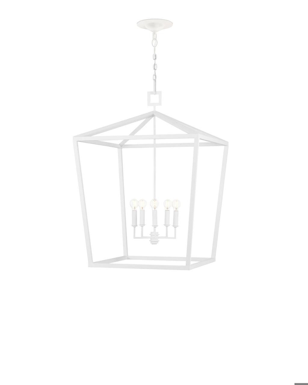 Denison Large Lantern - White