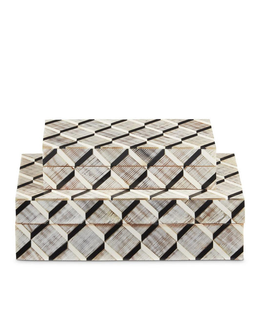 Currey and Company Derian Box, Set of 2