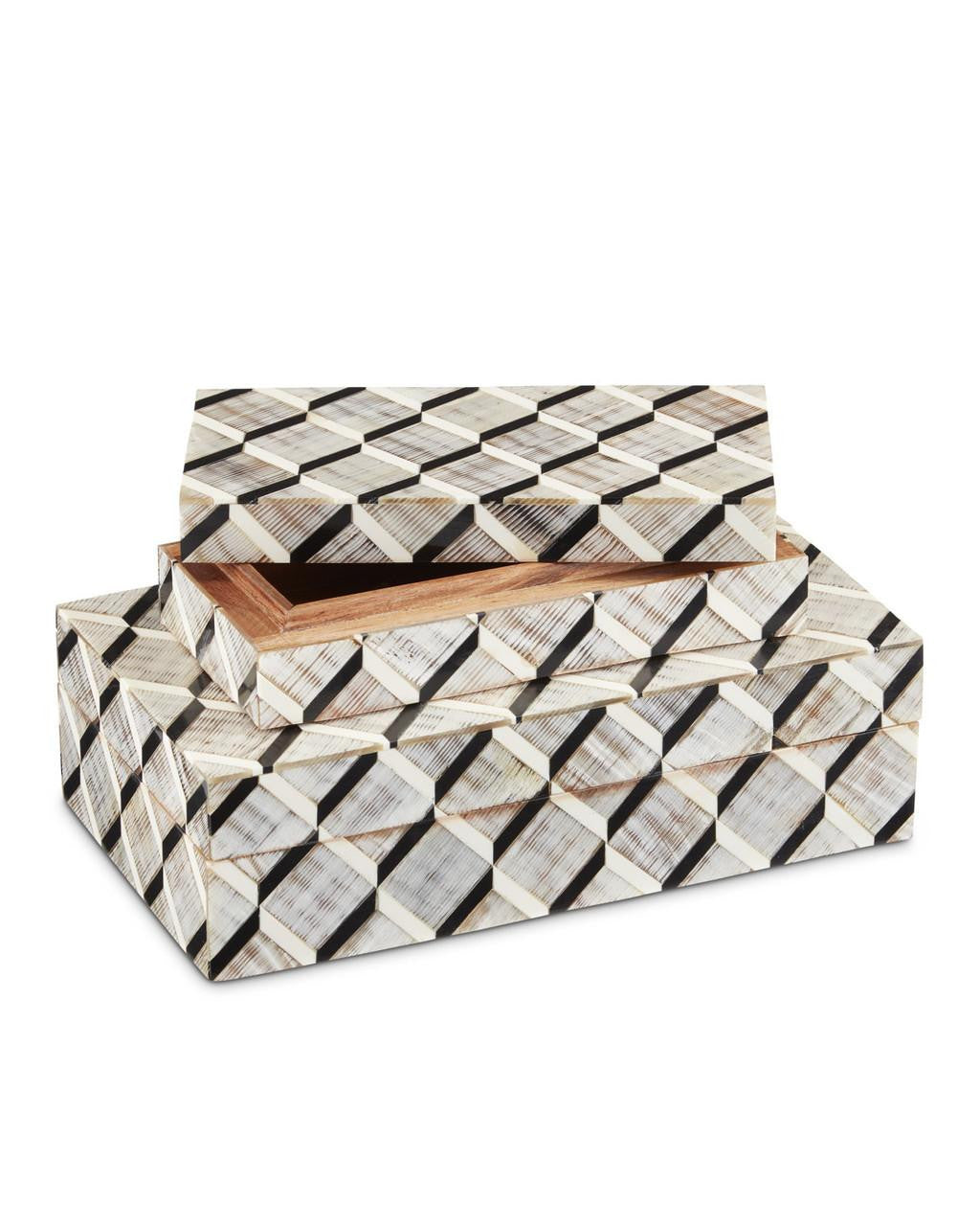 Currey and Company Derian Box, Set of 2