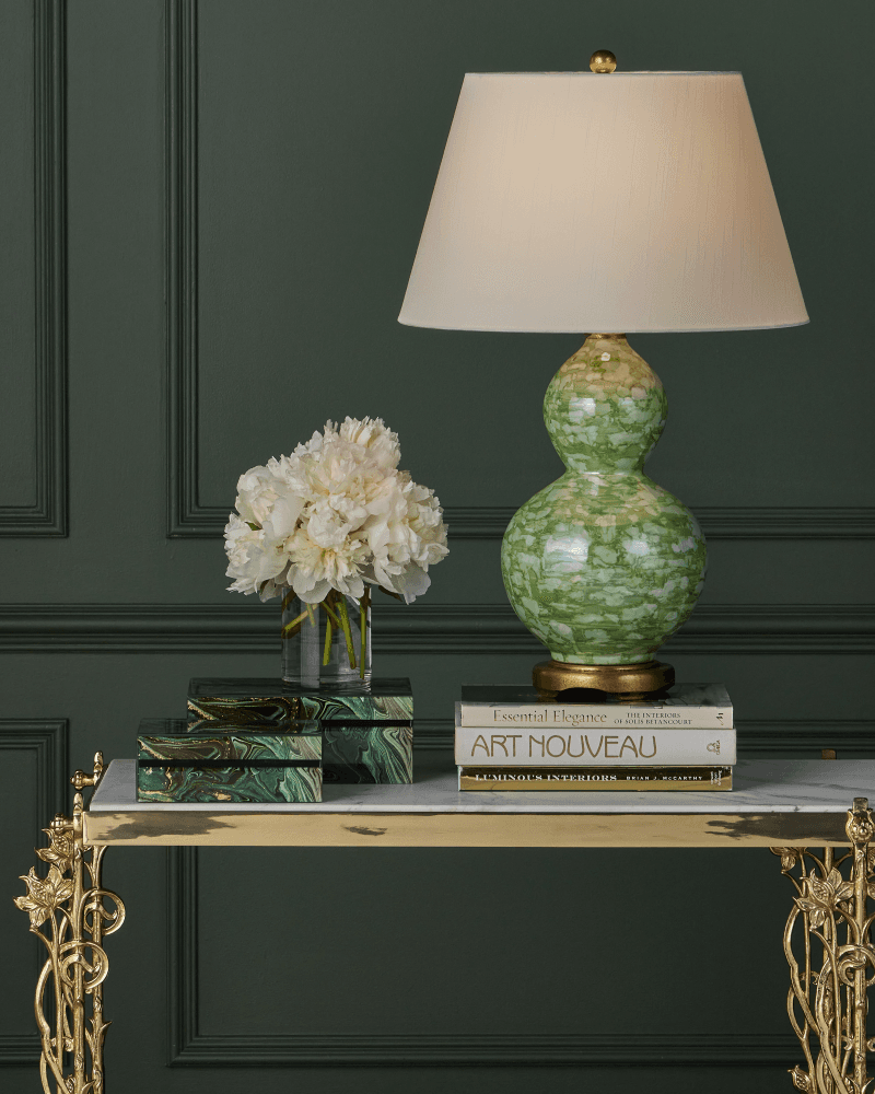 Currey and Company Eau de Nil Table Lamp