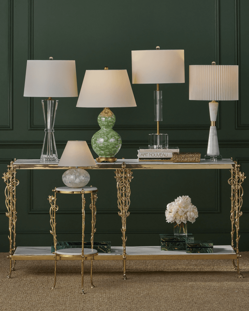 Currey and Company Eau de Nil Table Lamp