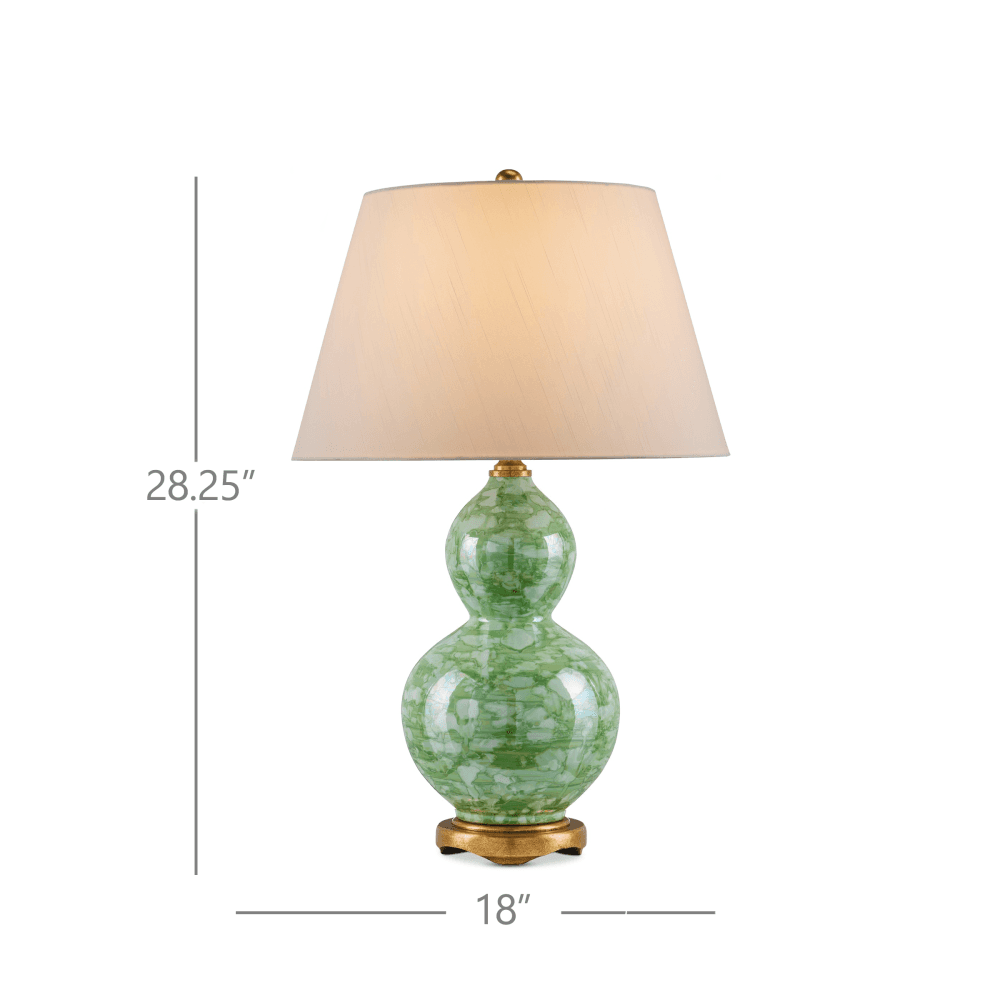 Currey and Company Eau de Nil Table Lamp