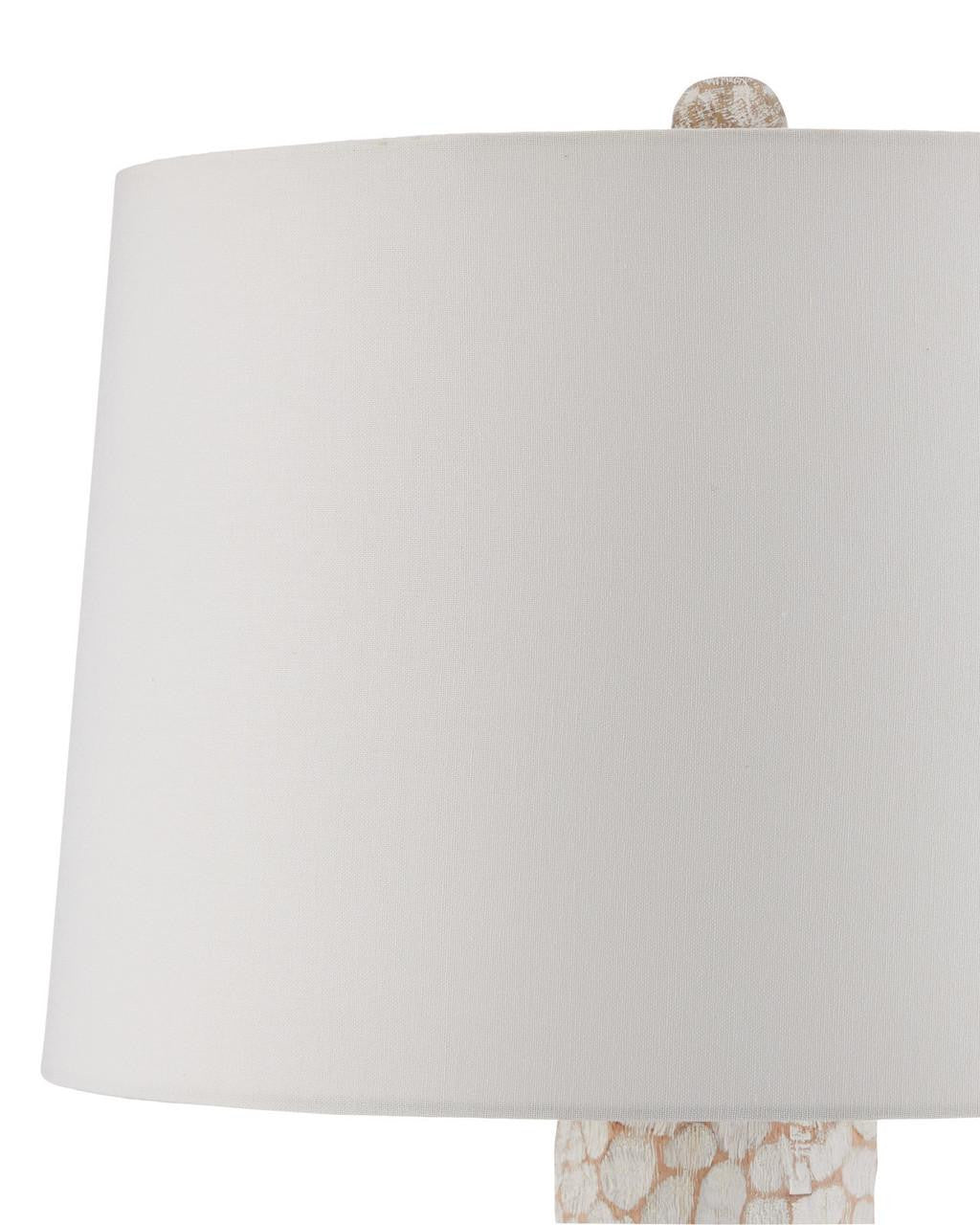 Currey and Company Edwell Whitewash Table Lamp