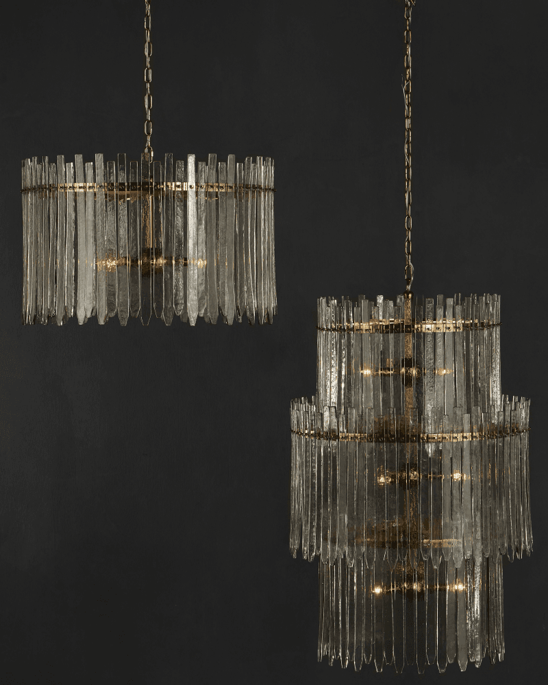 Currey and Company Electra Three-Tier Chandelier