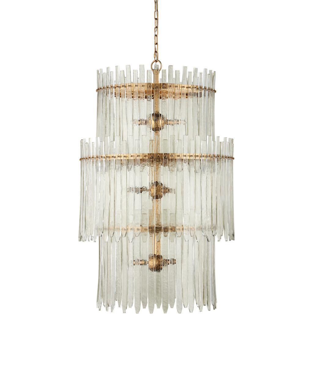 Currey and Company Electra Three-Tier Chandelier