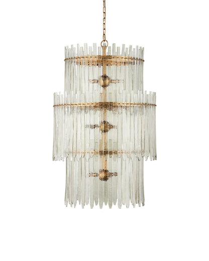 Currey and Company Electra Three-Tier Chandelier