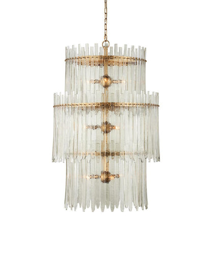 Currey and Company Electra Three-Tier Chandelier