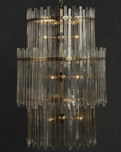 Currey and Company Electra Three-Tier Chandelier