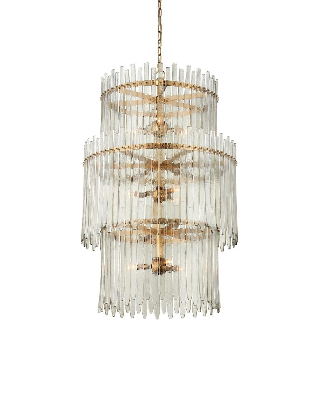 Currey and Company Electra Three-Tier Chandelier