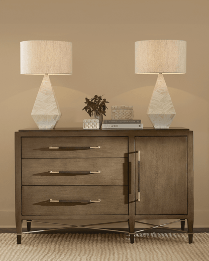 Currey and Company Elysium White Table Lamp