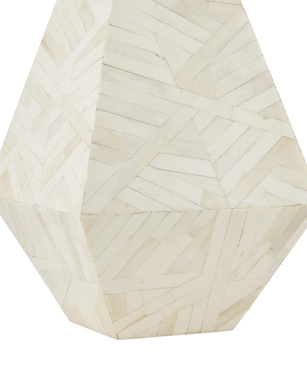 Currey and Company Elysium White Table Lamp