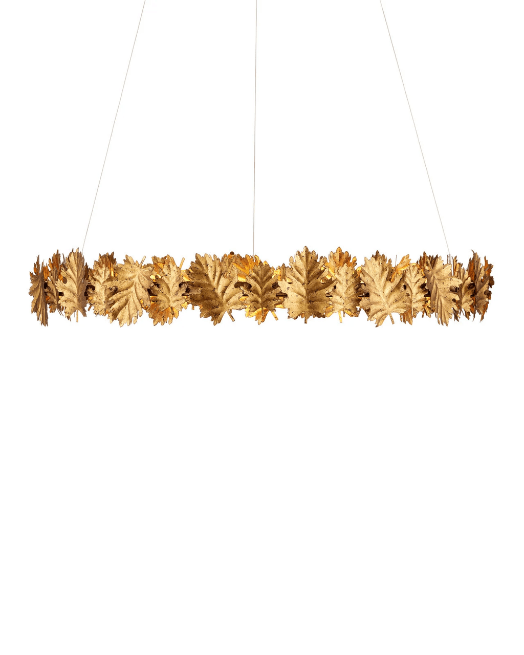 Currey and Company English Oak Chandelier