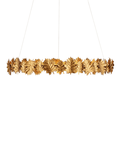 Currey and Company English Oak Chandelier