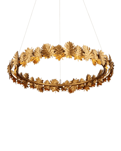Currey and Company English Oak Chandelier