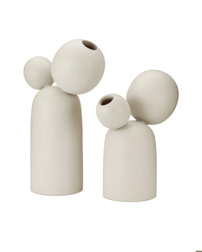 Currey and Company Ensemble Object, Set of 2 Ivory
