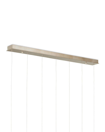 Currey and Company Escenia 7-Light Linear Multi-Drop Pendant