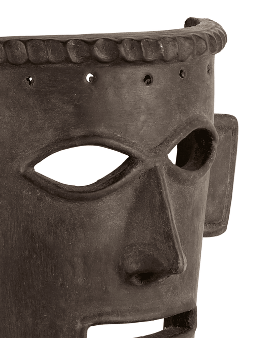 Currey and Company Etu Black Mask, Set of 2