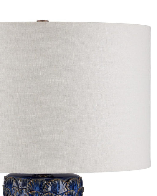 Currey and Company Fairmont Dark Blue Table Lamp